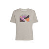T-shirt femme River Sundown GREENBOMB coton bio, beige grès, dans son emballage Green Bomb