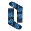 Chaussettes GREENBOMB en coton bio, motif vélo de nuit Bike Night, vue d'ensemble