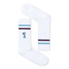 Chaussettes tennis GREENBOMB en coton bio, cafetière brodée Mocca, vue d'ensemble