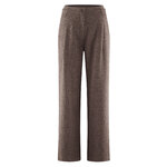 pantalon femme ample en chanvre et coton bio mocca, vue du produit
