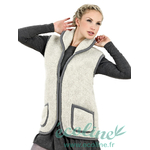 gilet sans manches mérinos femme