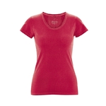 t-shirt bio-équitable femme dh270_rouge_piment