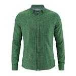 chemise pied de poule chanvre DH030 vert algue