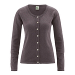 gilet bio équitable dh323_marron_mocca