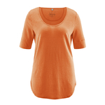 t-shirt long équitable DH262_orange_carotte