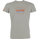 T-shirt OVIVO Be the change-gris opal-man