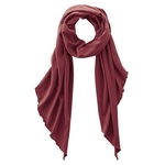 foulard_coton_bio_DH098_acajou_châtaigne