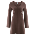 robe tunique bio DH866_chocolat