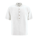 t-shirt col mao coton bio DH037_a_white