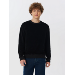 sweat-ecologique-chic_2232-021 Men Corduroy Sweatshirt - Black – Leela Cotton Naturtextilien Handels GmbH