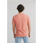 T-shirt-homme-coton-bio_- Salmon Pink – Leela Cotton Naturtextilien Handels GmbH