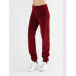 pantalon-jogging-femme-coton-bio_Women Velvet Pant - Bordeaux – Leela Cotton Naturtextilien Handels GmbH