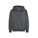Hoodie Mello gris gravier porté en pied, silhouette décontractée