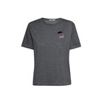 T-shirt femme Cat Walk GREENBOMB coton bio, gris gravier, dans son emballage Green Bomb