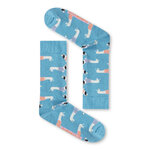 Chaussettes GREENBOMB en coton bio, motif teckels Dachshund, vue d'ensemble