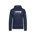 Sweat à capuche homme GREENBOMB en coton bio dans son emballage, bleu marine