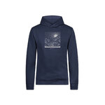 Sweat à capuche homme GREENBOMB en coton bio dans son emballage, bleu marine
