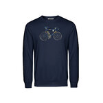 sweat homme GREENBOMB en coton bio dans son emballage, bleu marine