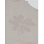 sweat femme en coton bio GOTS, détail des finitions, sable