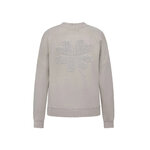 sweat femme GREENBOMB en coton bio dans son emballage, sable