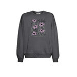 sweat femme GREENBOMB en coton bio dans son emballage, gris gravier