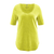 t-shirt long femme DH262_vert_pomme