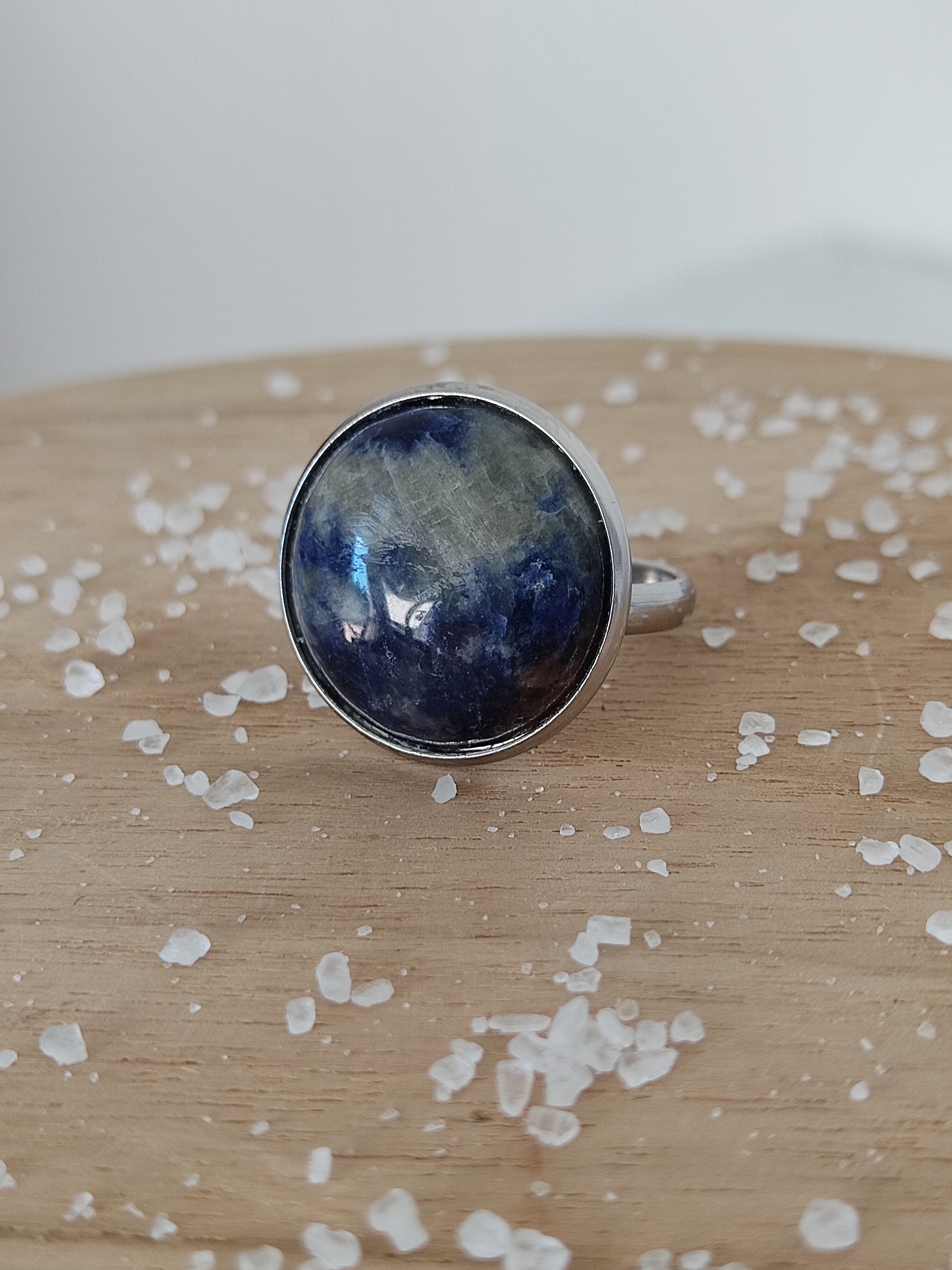 Bague 20mm Sodalite