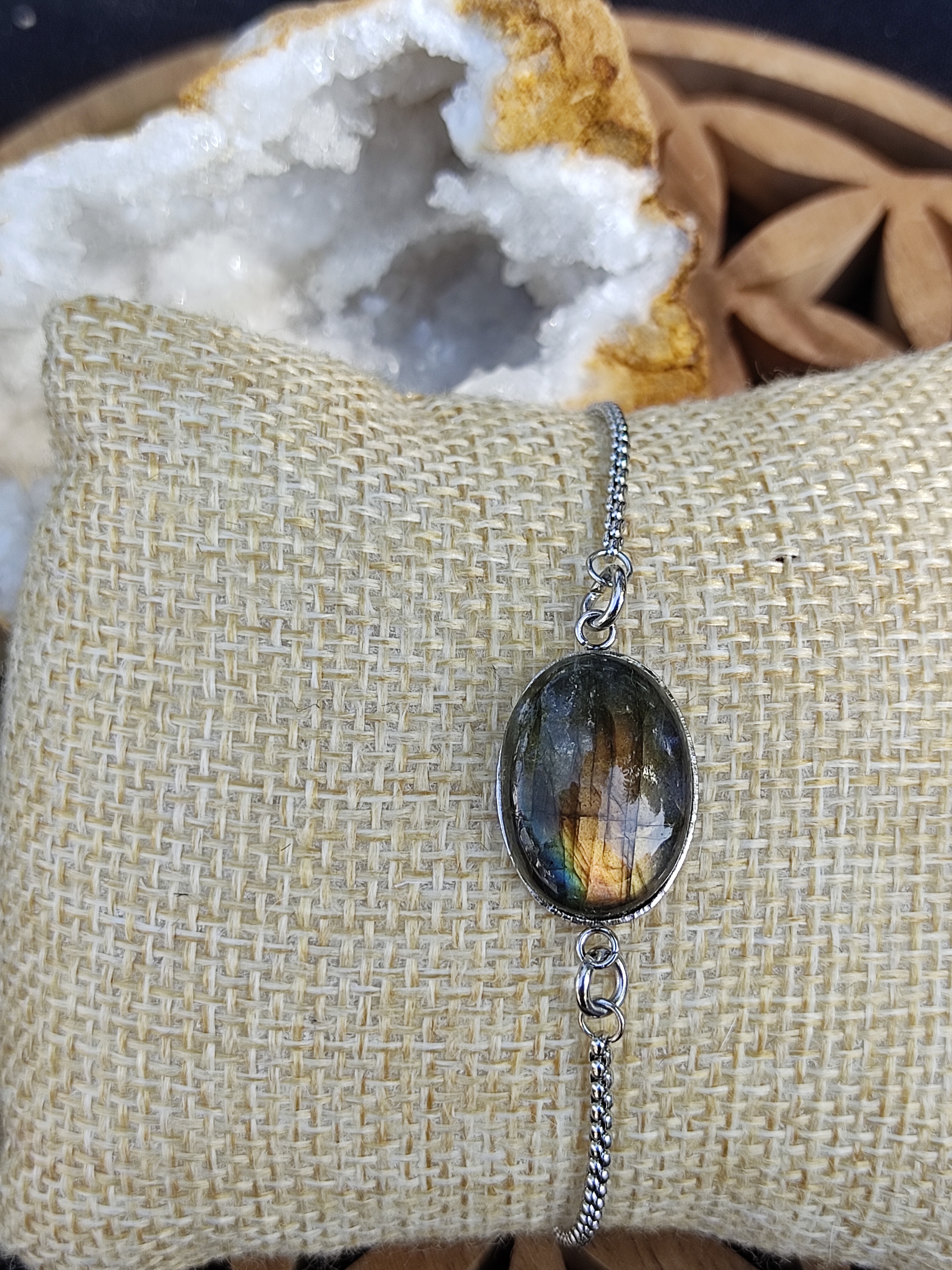 Bracelet 14x18 Labradorite