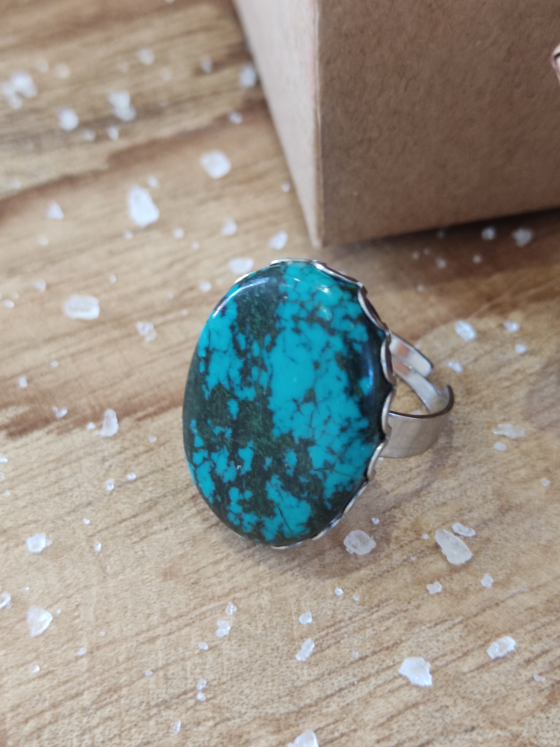 Bague 25x18 Turquoise 2