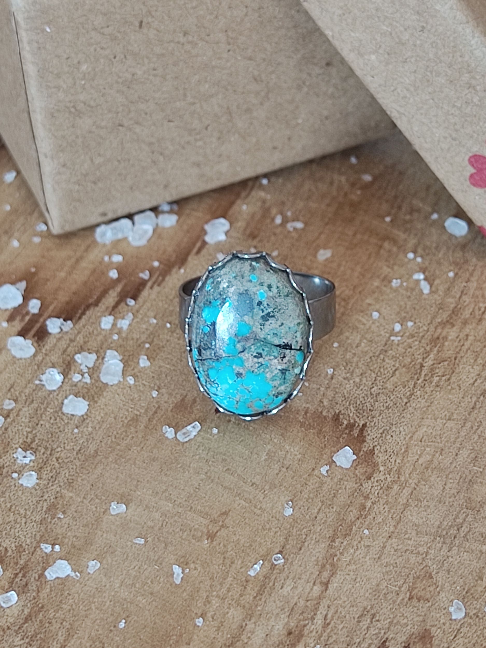 Bague 18x13 Turquoise 2