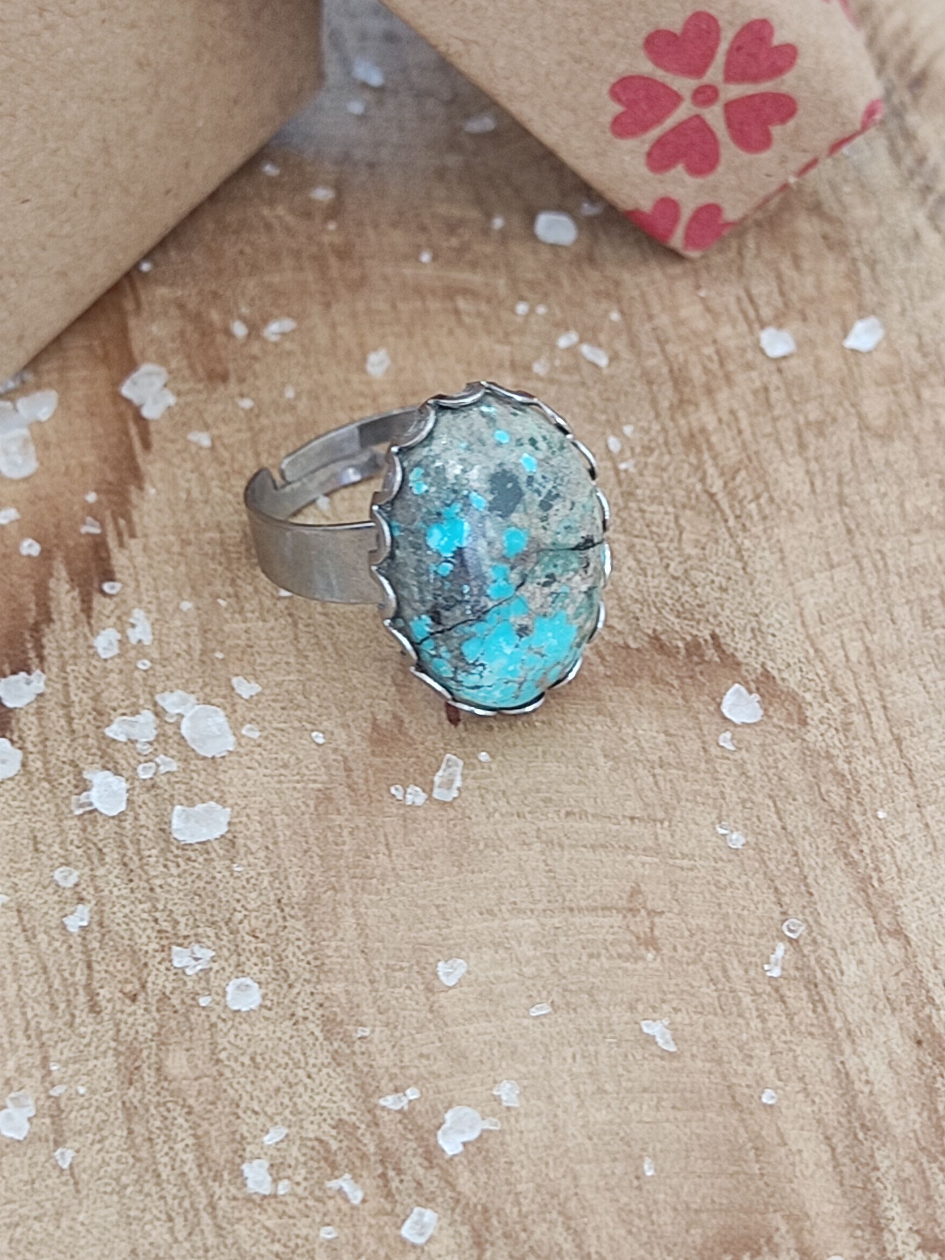Bague 18x13 Turquoise 3