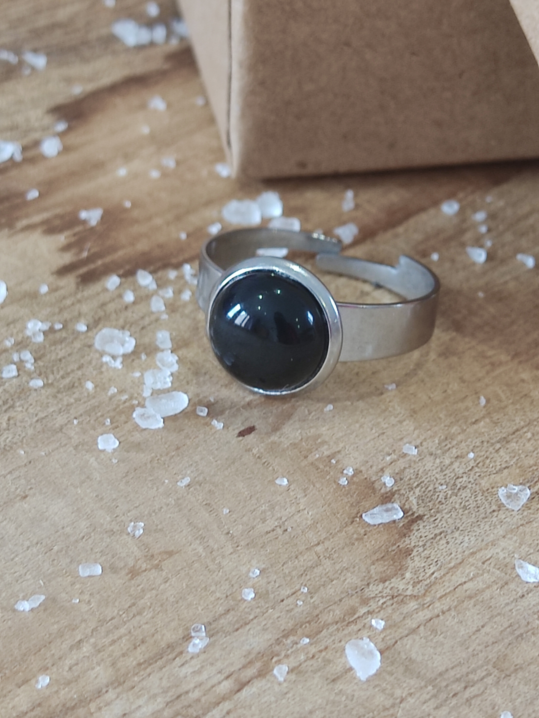 Bague 10mm onyx 2