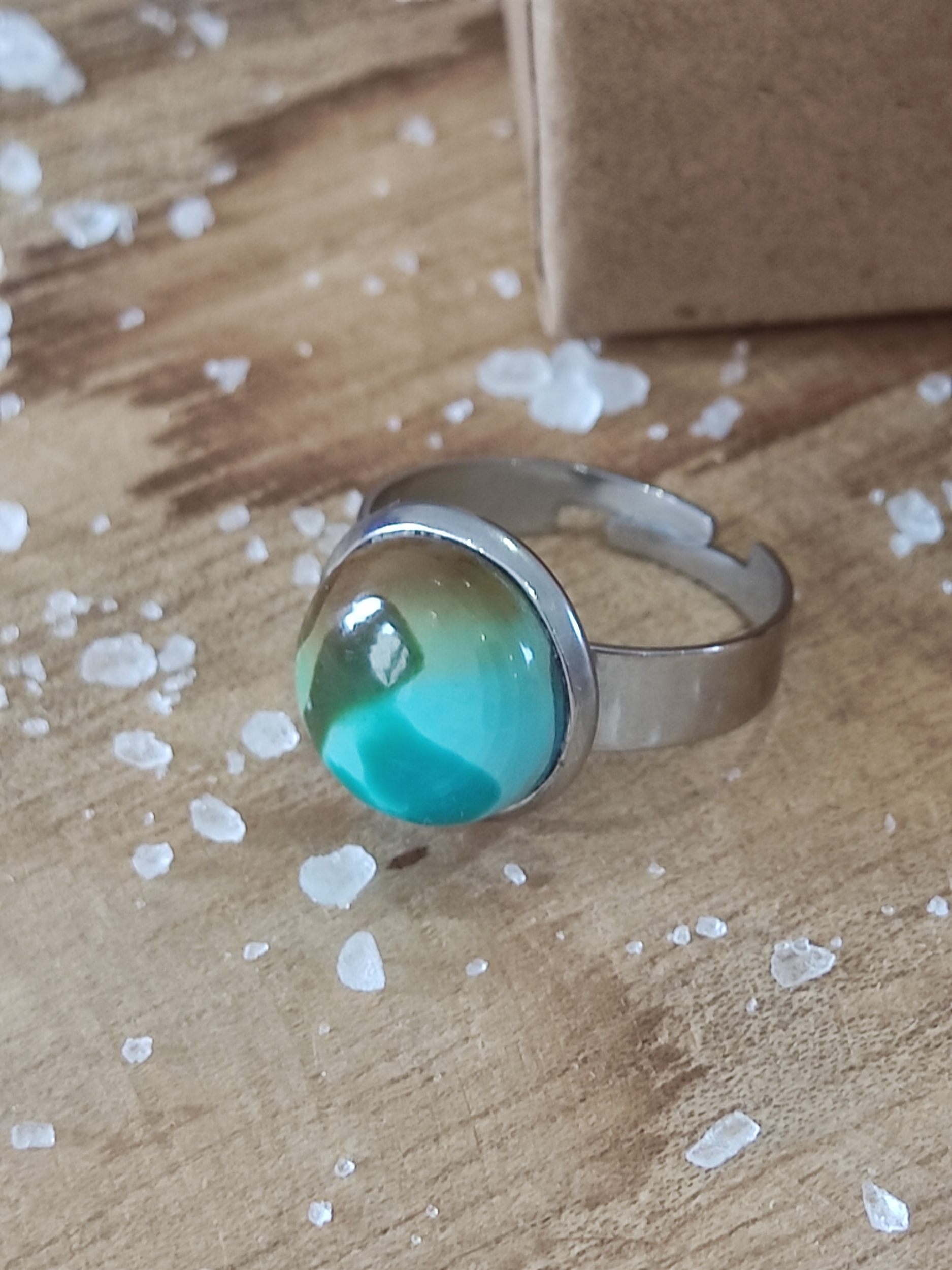 Bague 12mm Turquoise