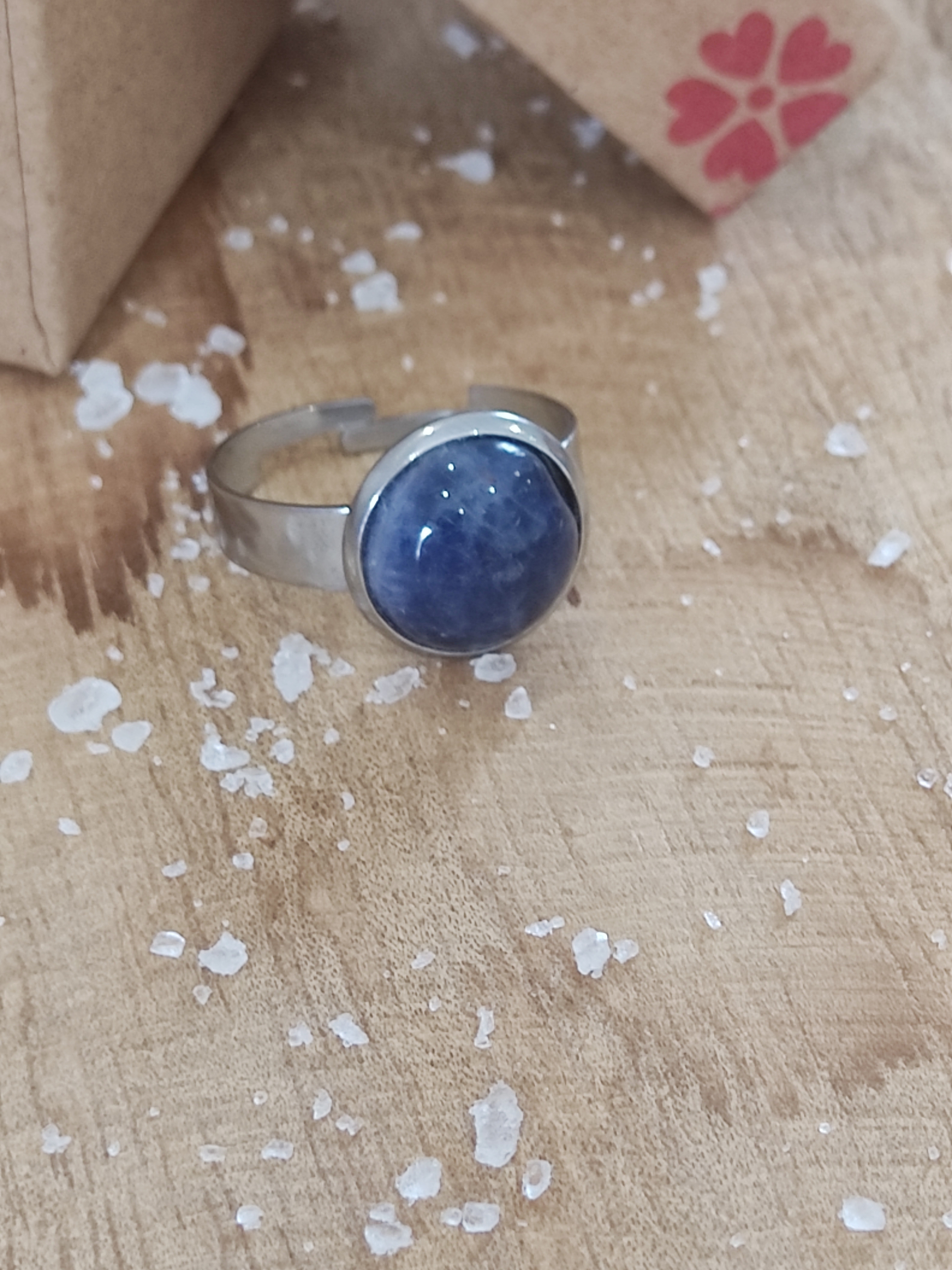 Bague 12mm sodalite 4