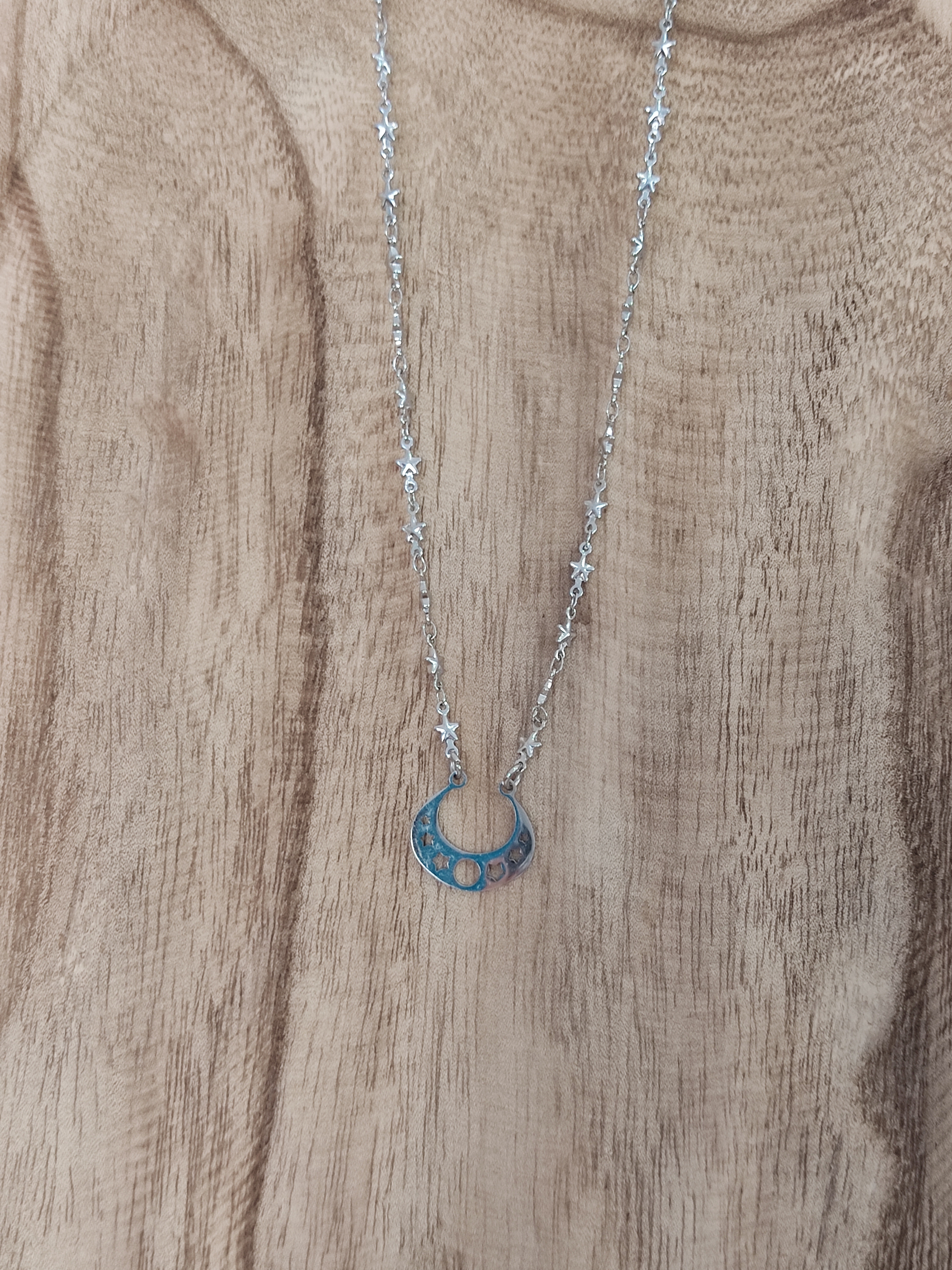 Collier étoile et demi lune