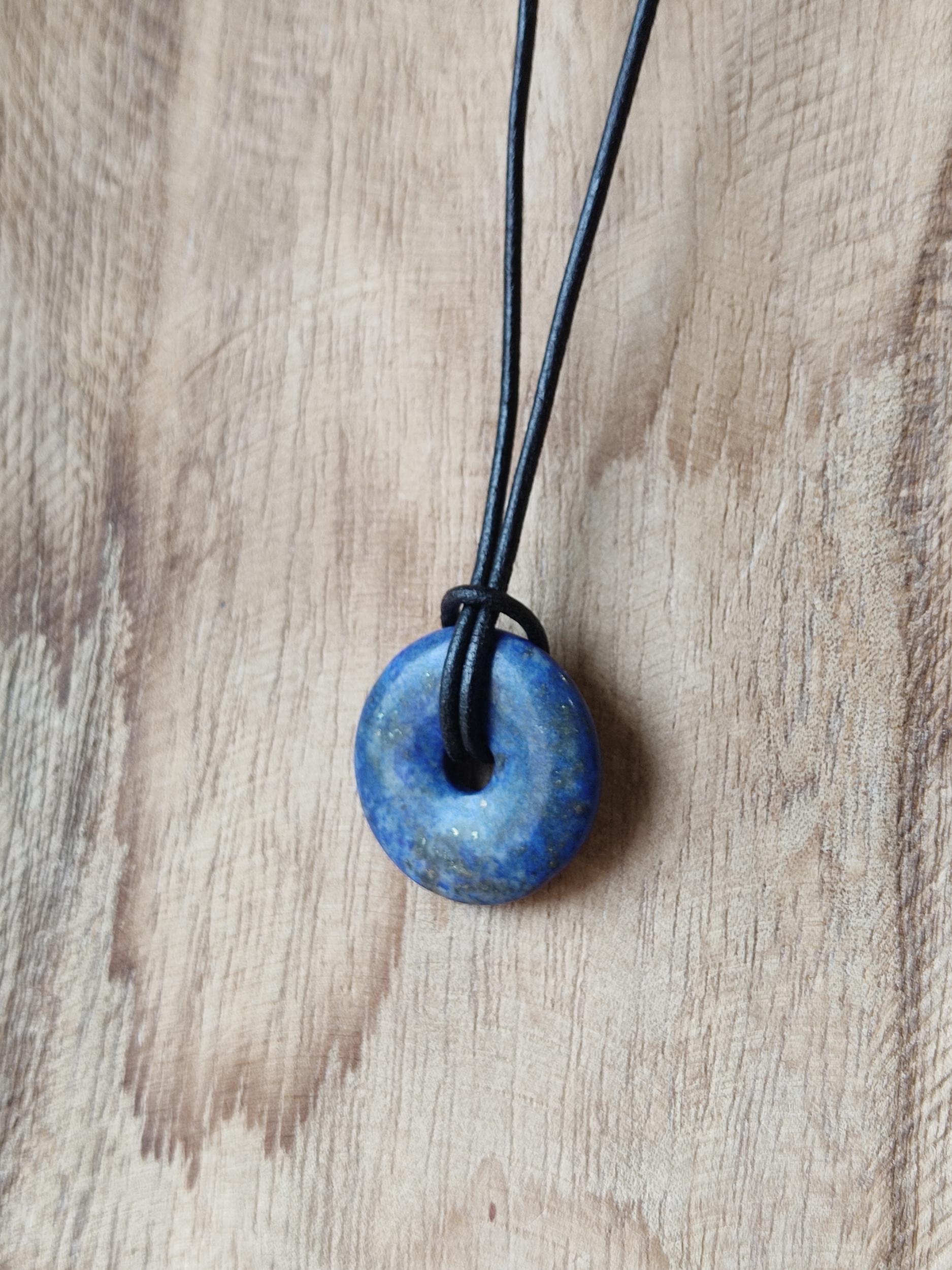 Collier Donut Lapis lazuli 2