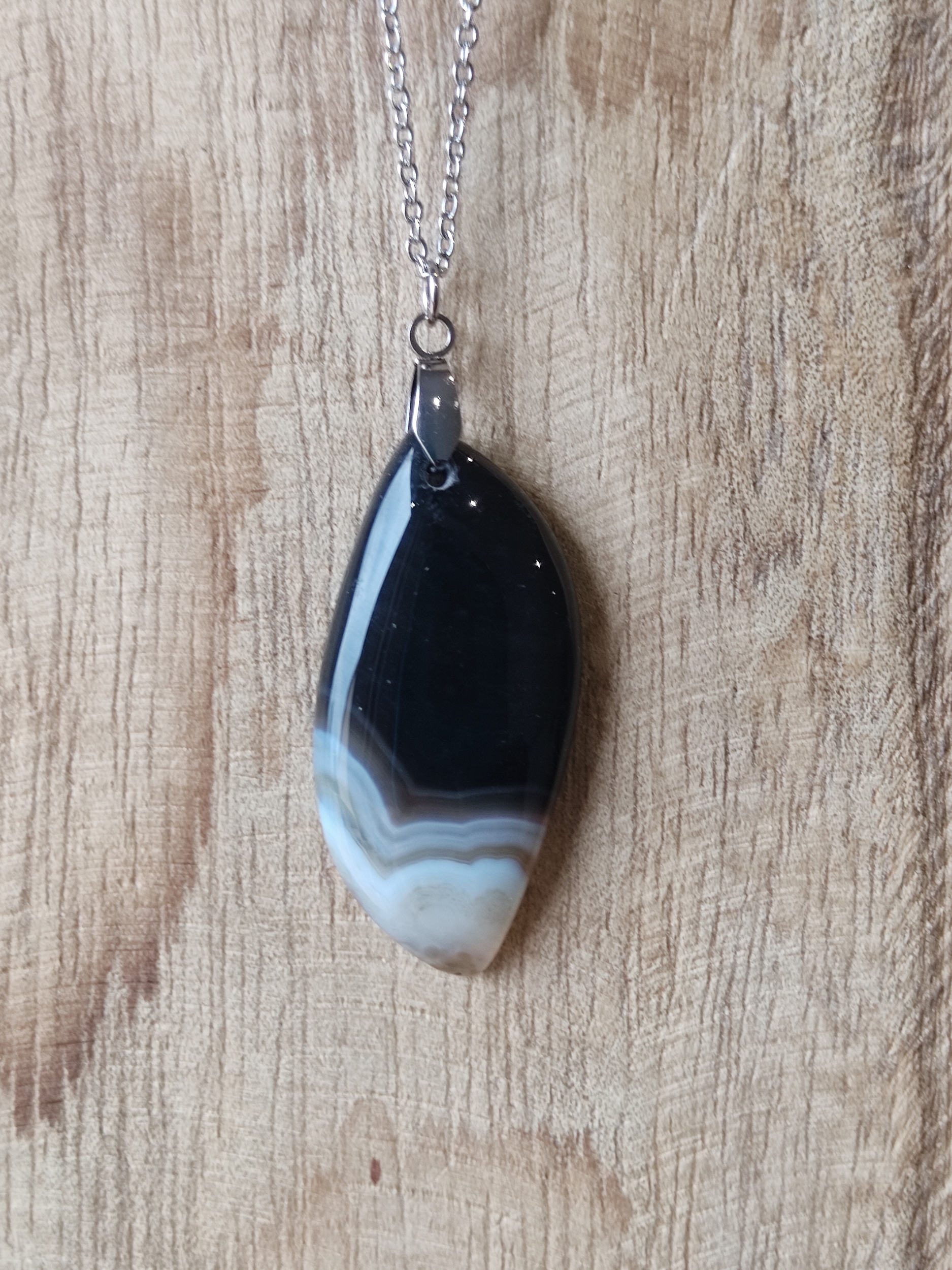 Collier Agate à bandes 4