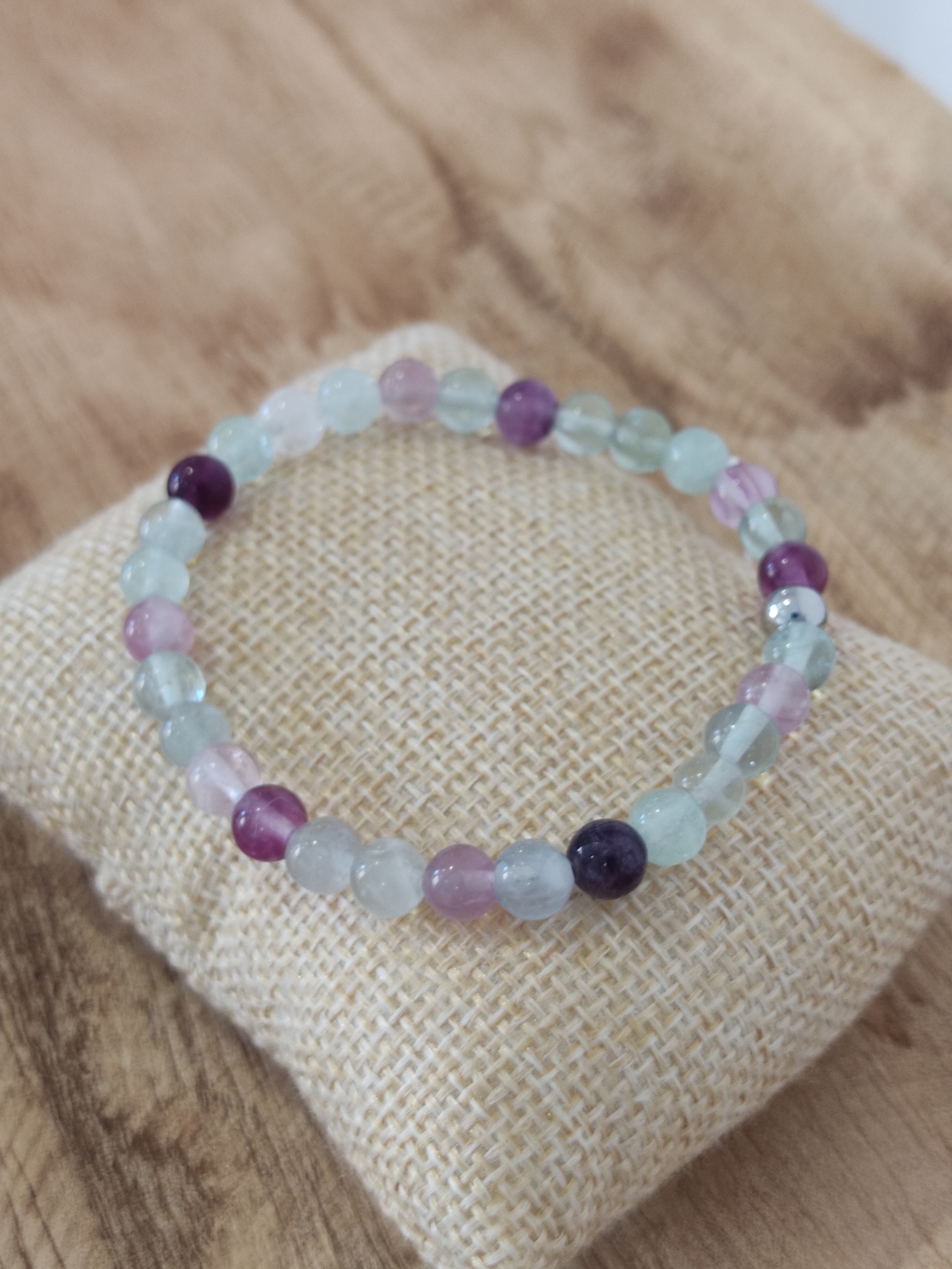 Bracelet Fluorite 6mm 2