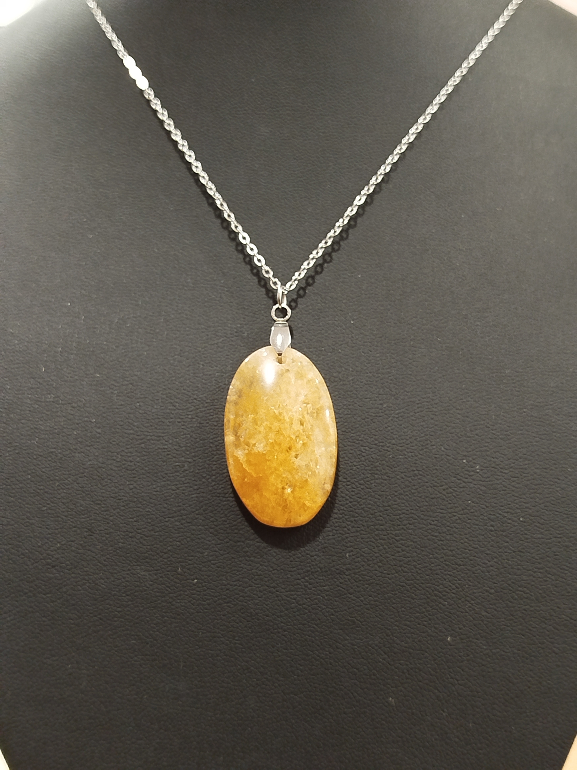 Collier Aventurine jaune 4