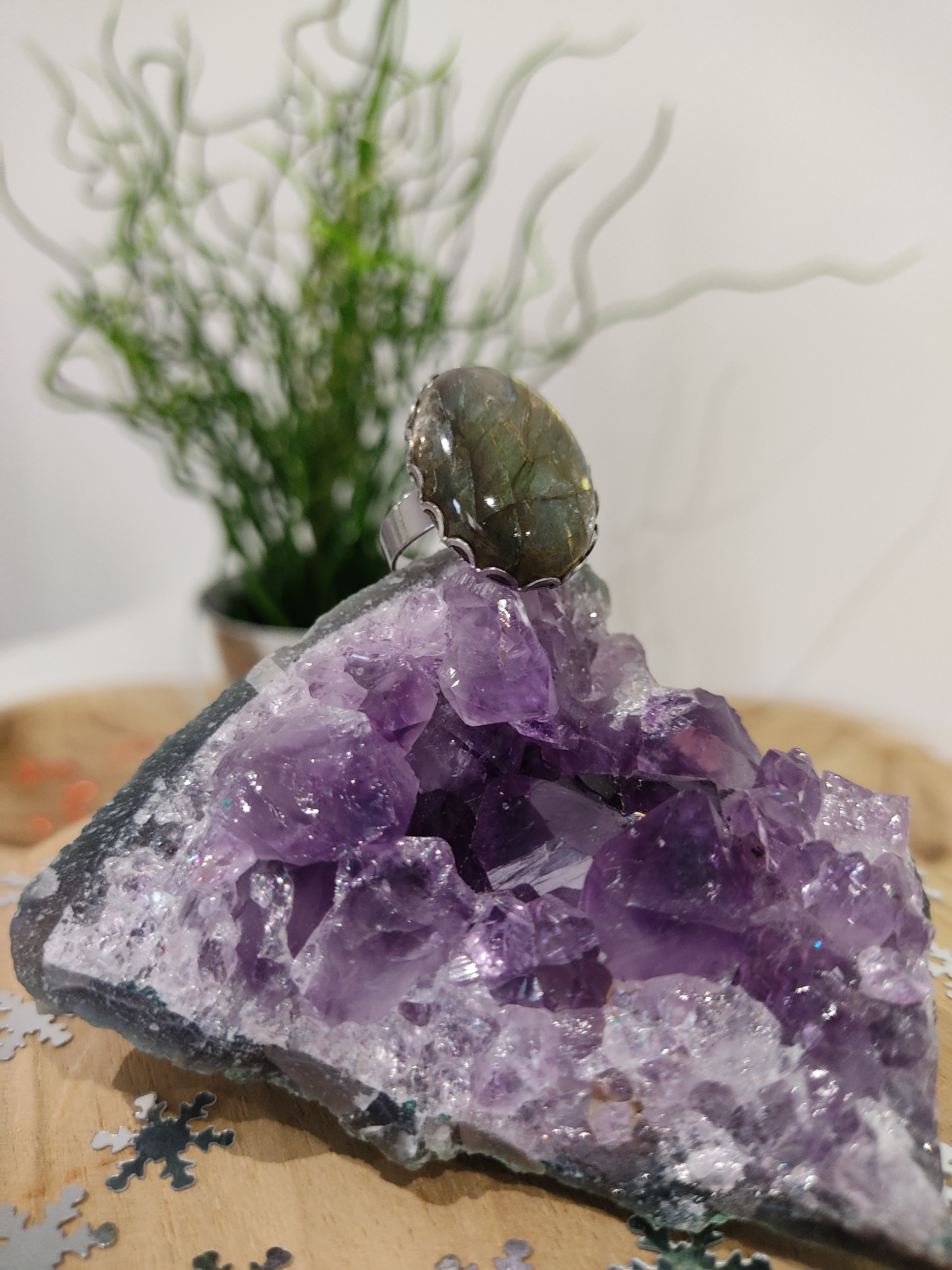 Bague 25x18 Labradorite 3