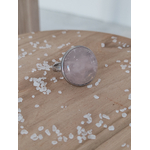 Bague 20mm Quartz rose 3