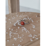 Bague 8mm Jaspe rouge
