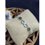 Bracelet Infini et labradorite 2