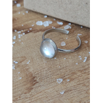 Bague 8mm Quartz rose