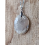 Collier agate plume 5