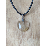 Collier cuir Quartz rutile 4
