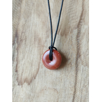Collier Donut Jaspe rouge 2