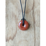 Collier Donut Jaspe rouge 4