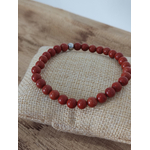 Bracelet Jaspe rouge 6mm 2