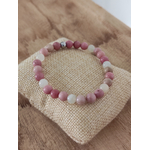 Bracelet Rhodonite Pierre de lune 6mm 2